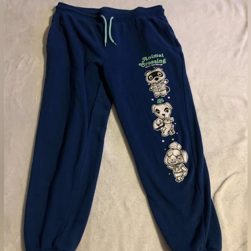 Animal Crossing New Horizons Kids Sweatpants Size L Jogging pants Nintendo